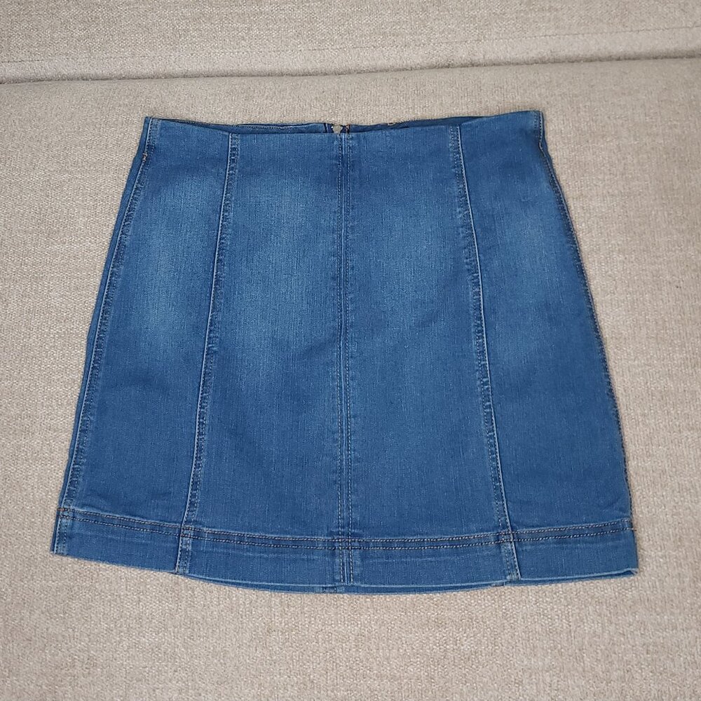 Denim Mini Skirt